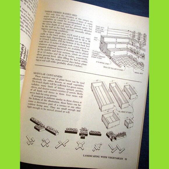 Book: Vegetable Gardening by Sunset Books, Vintage - Picture 10 of 16